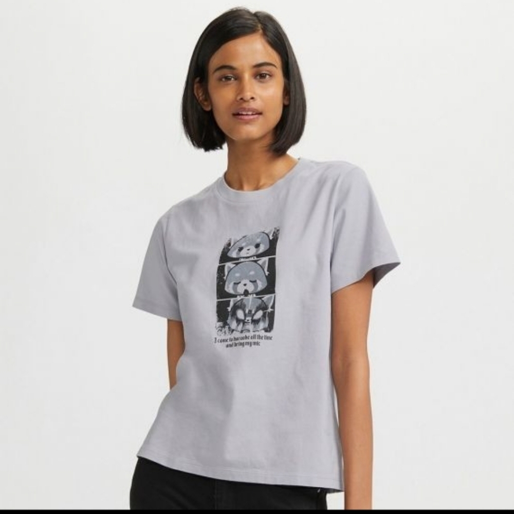 Uniqlo x Sanrio UT Collection Aggretsuko Tee NWT